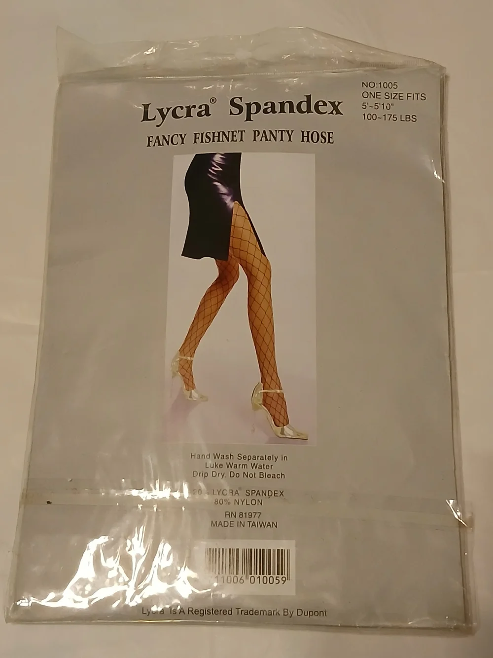 Sheerly Touch-Ya Fancy Black Fishnet Pantyhose